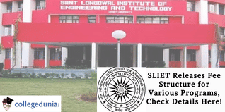 SLIET Releases Fee Structure for Various Programs, Check Details Here!